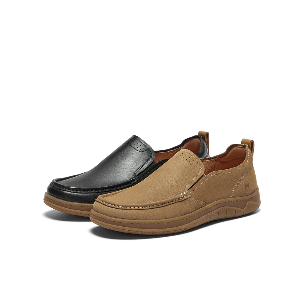 Men's cowhide leather casual shoes