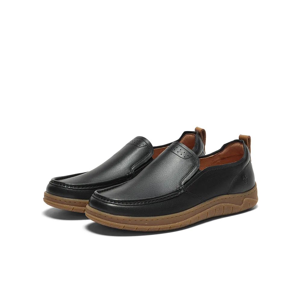 Men's cowhide leather casual shoes