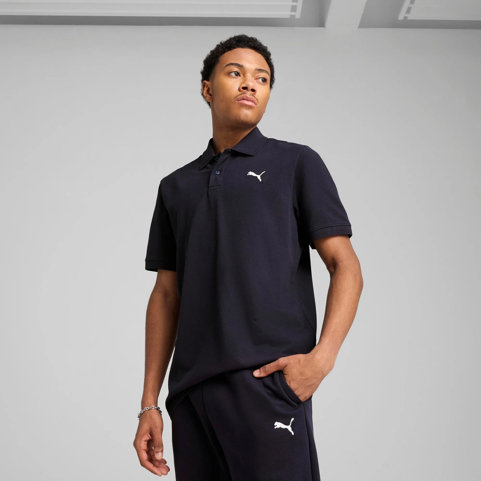 PUMA Men's Essentials Pique Polo