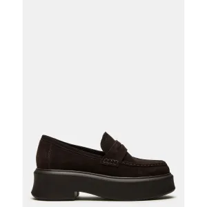 Reformation Jubal Chocolate Brown Suede