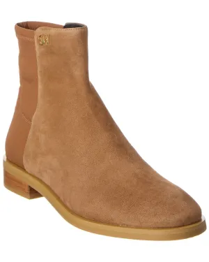 Reformation Stuart Weitzman Kye City Suede Bootie
