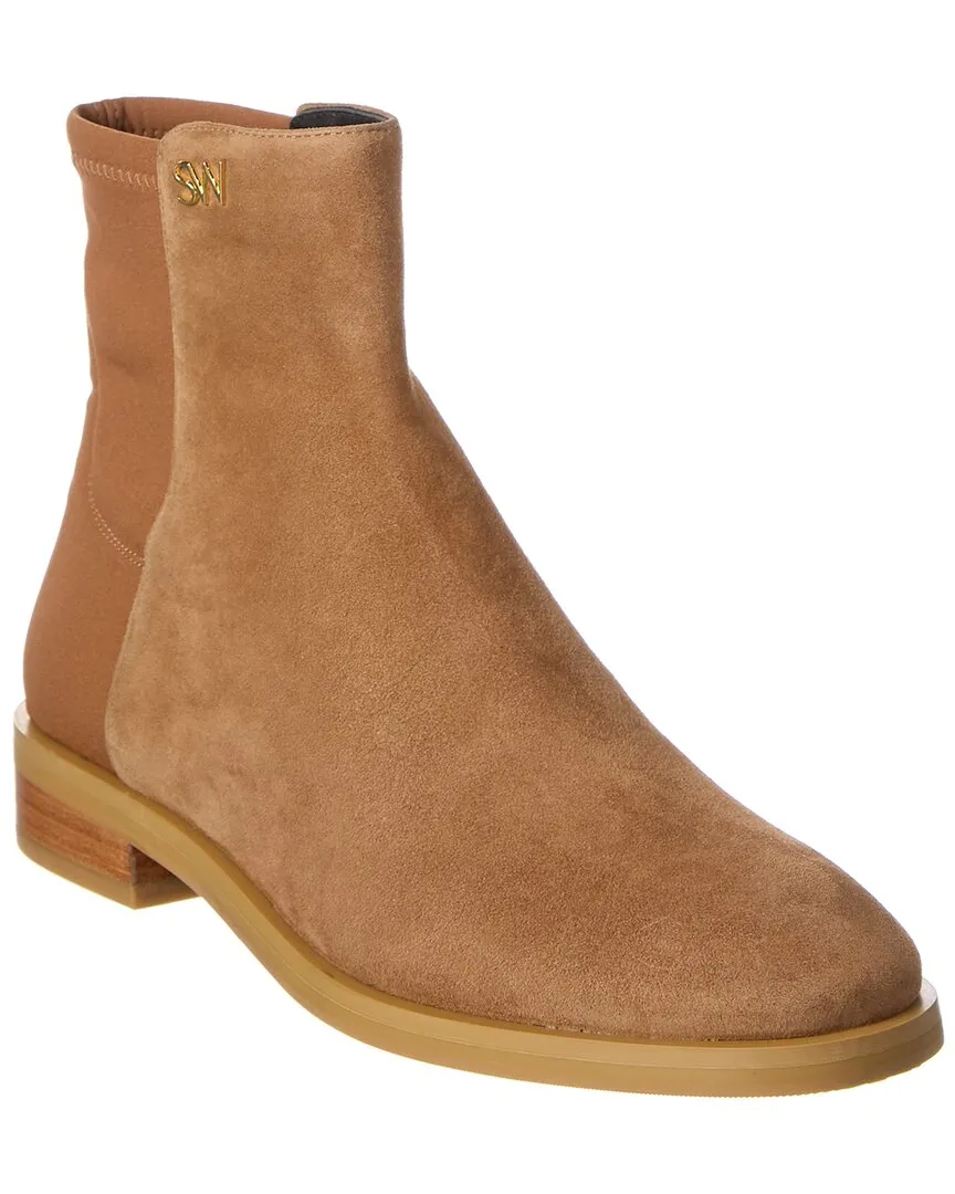 Reformation Stuart Weitzman Kye City Suede Bootie