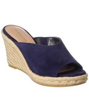 Reformation Stuart Weitzman Wonda Suede Wedge Sandal