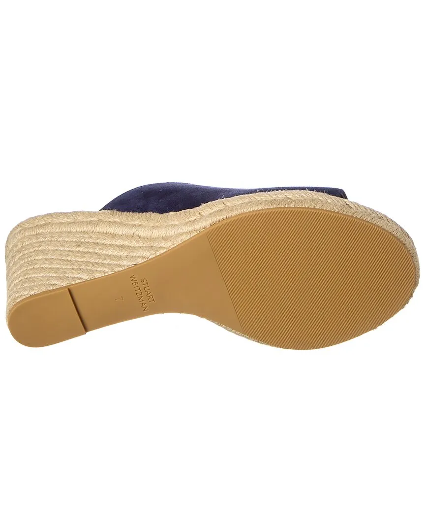 Reformation Stuart Weitzman Wonda Suede Wedge Sandal