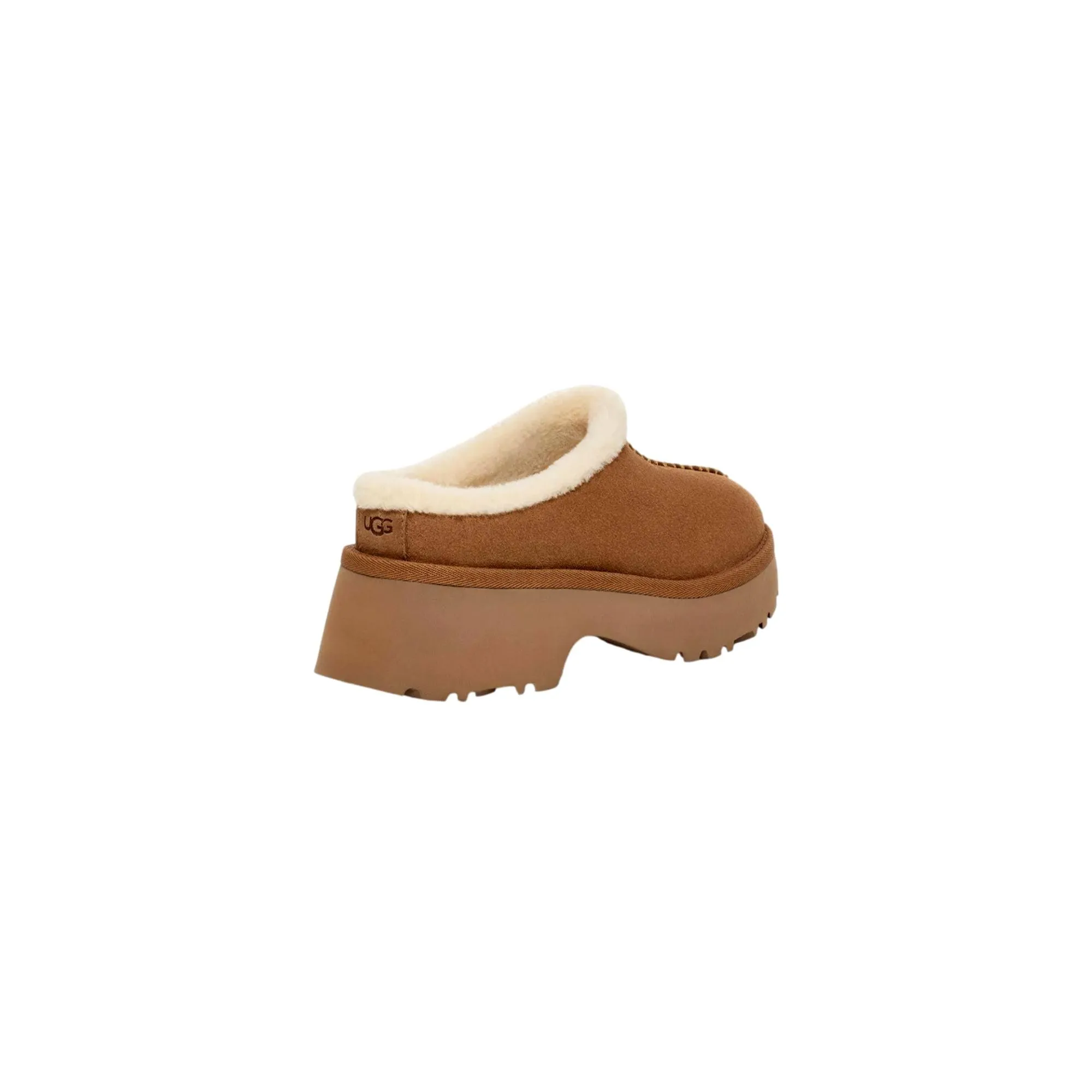 Reformation UGG New Heights Cozy Clog Chestnut  1162510W-CHE Women's