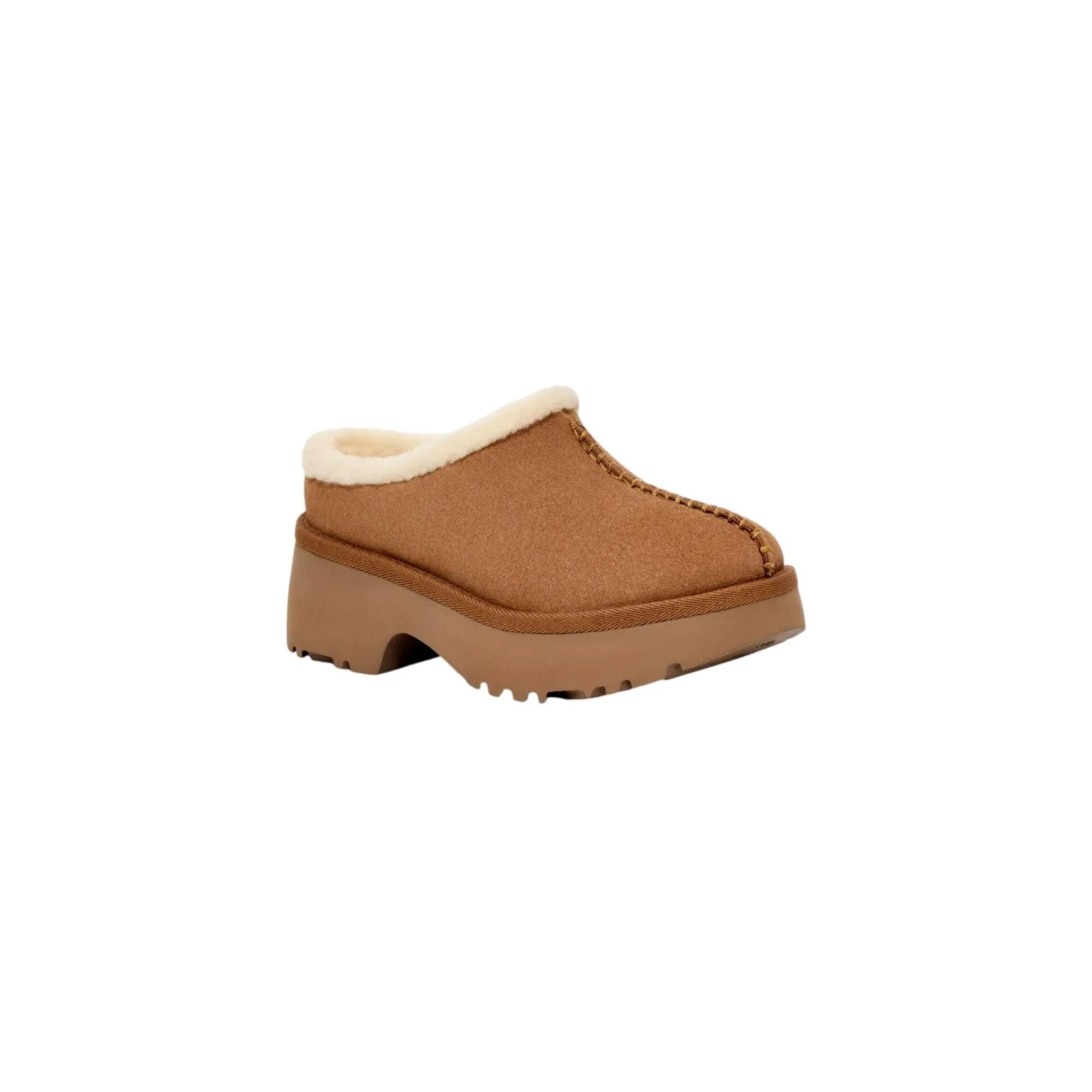 Reformation UGG New Heights Cozy Clog Chestnut  1162510W-CHE Women's