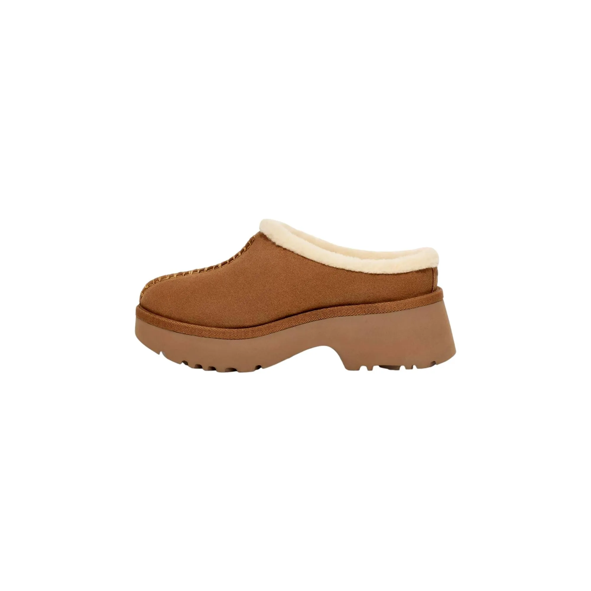 Reformation UGG New Heights Cozy Clog Chestnut  1162510W-CHE Women's