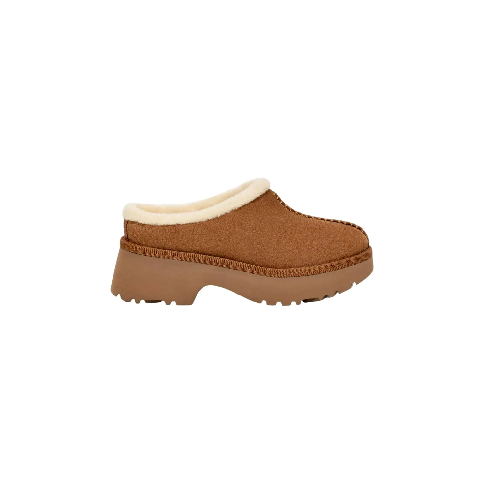 Reformation UGG New Heights Cozy Clog Chestnut  1162510W-CHE Women's