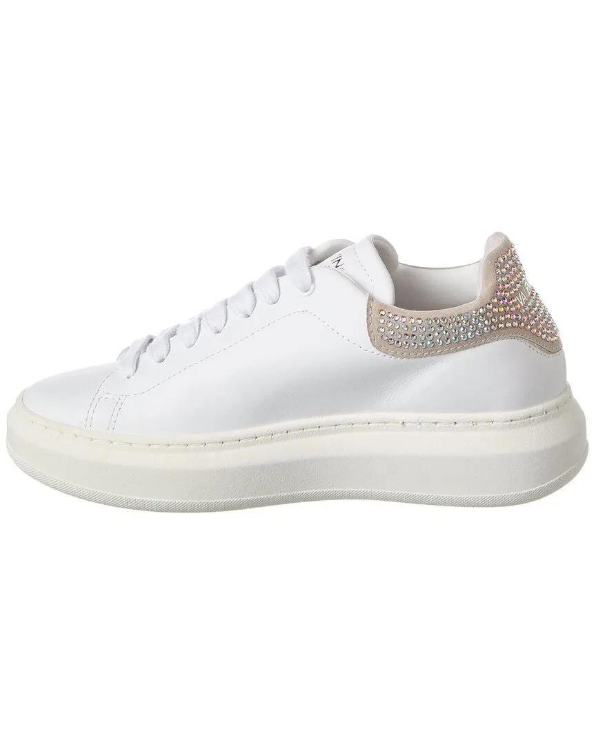 Reformation Valentino by Mario Valentino Fresia Sparkling Leather Sneaker
