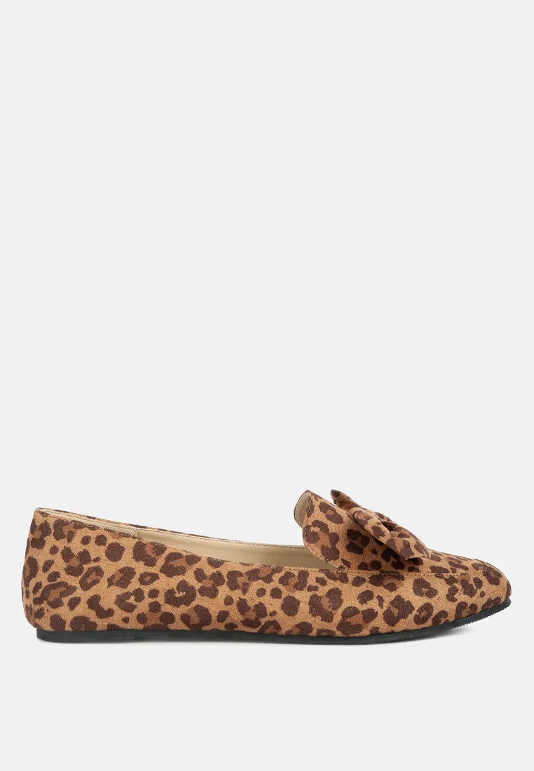 remee front bow loafers