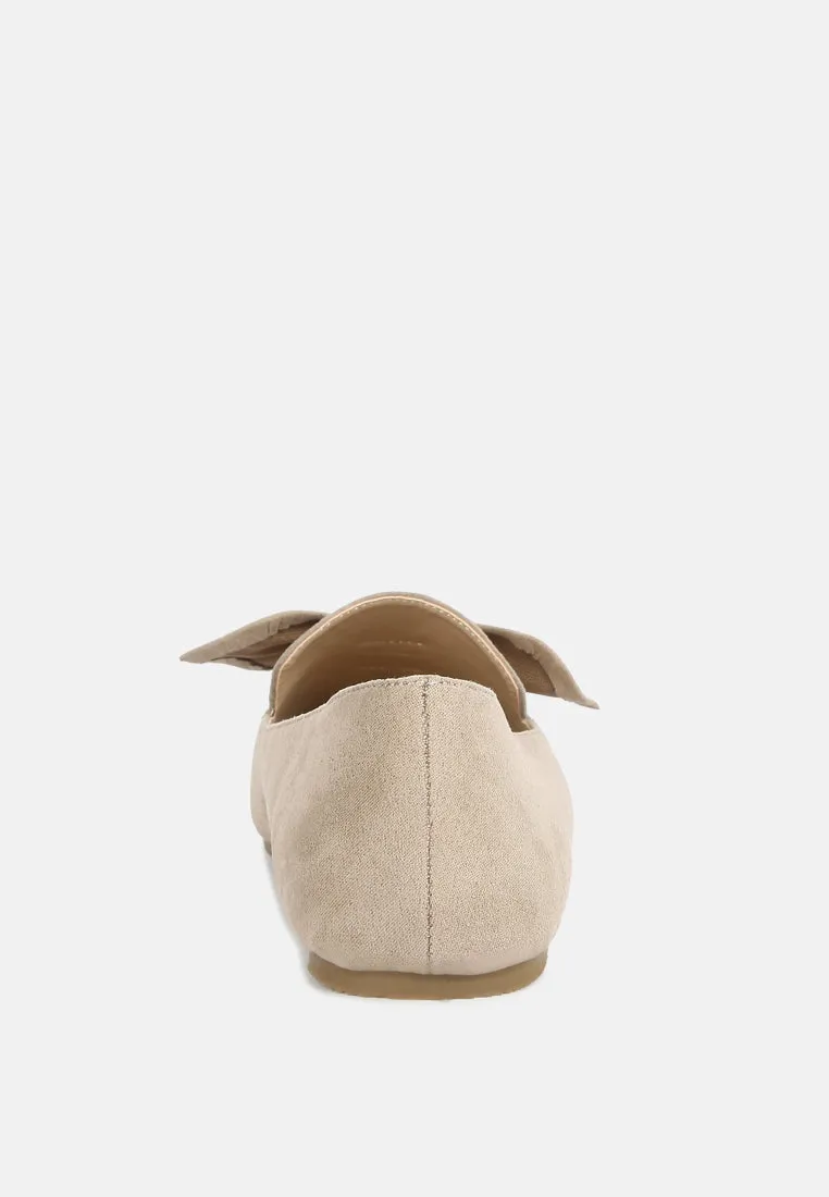 remee front bow loafers