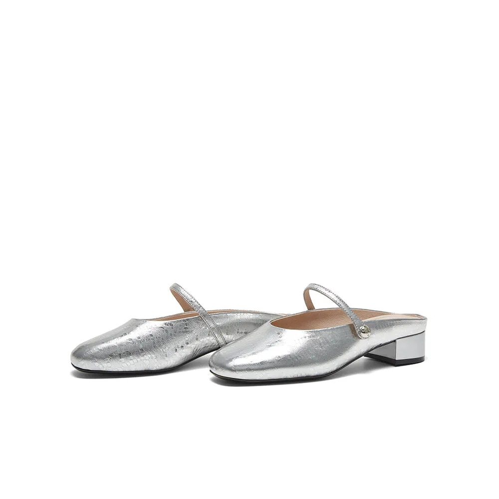 Sheepskin women's leather sandals