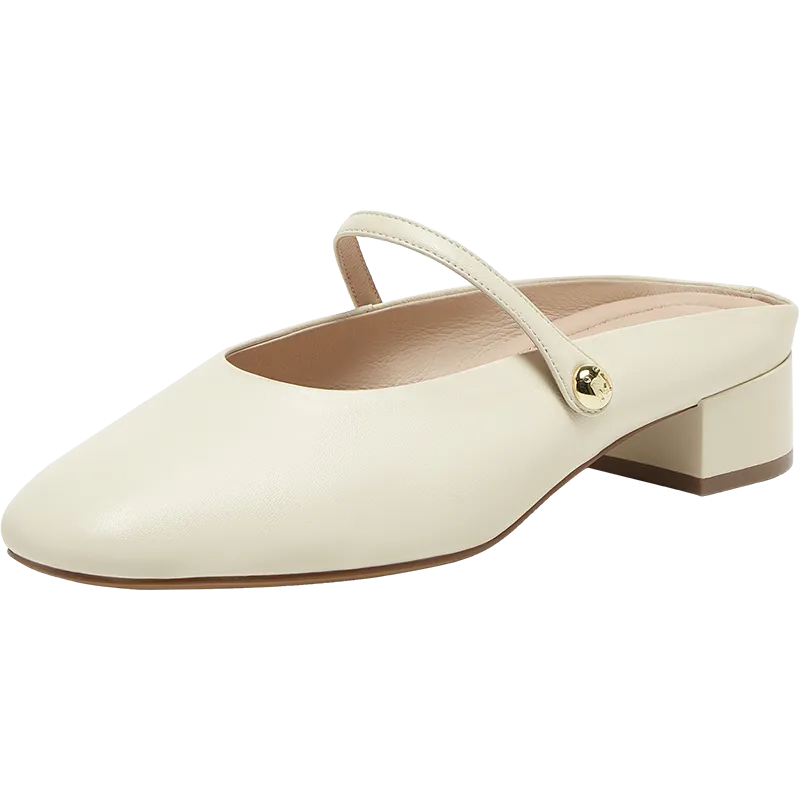 Sheepskin women's leather sandals