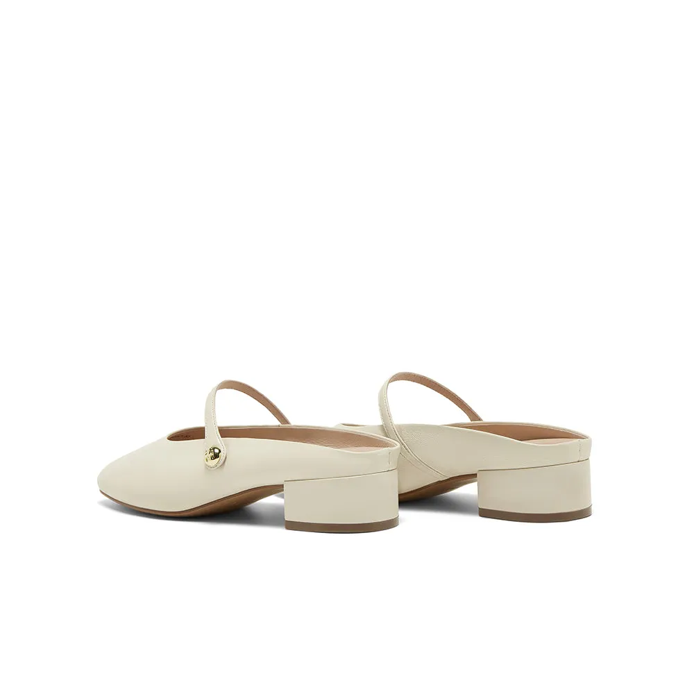 Sheepskin women's leather sandals