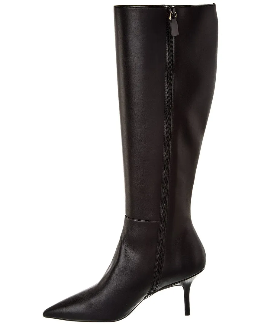 Stuart Weitzman Mara 75 Zip Leather Knee-High Boot