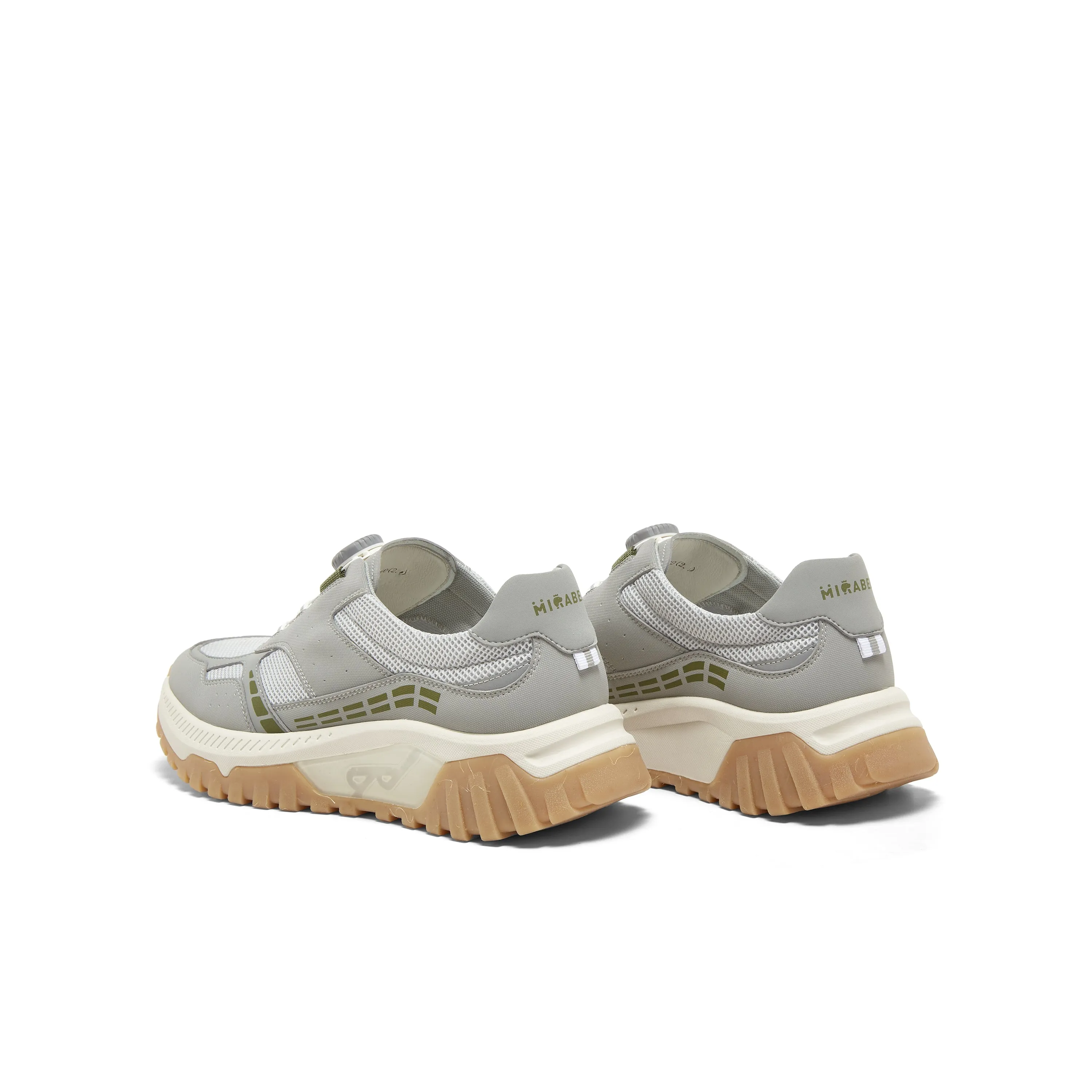 Synthetic leather/textile men's casual shoes