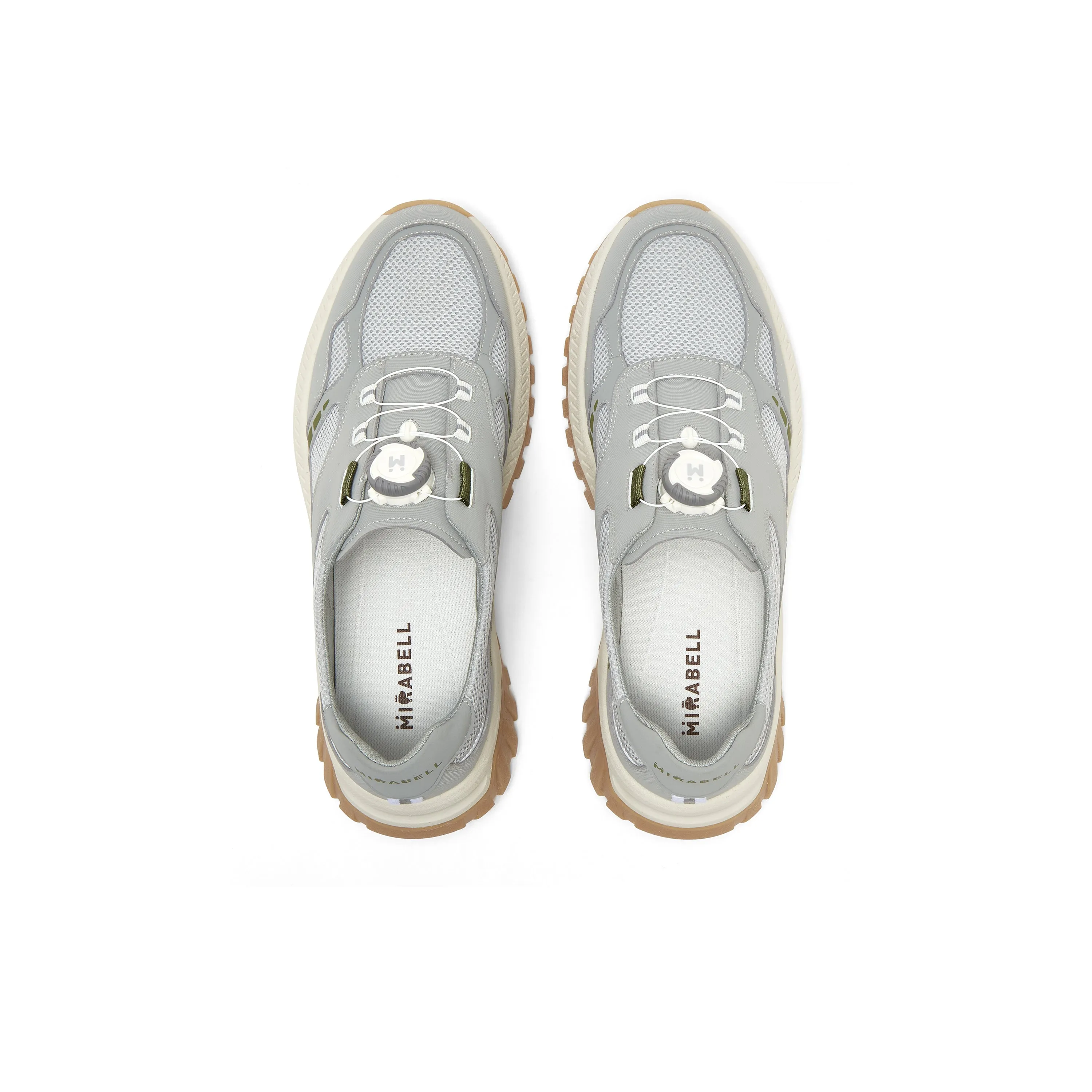 Synthetic leather/textile men's casual shoes
