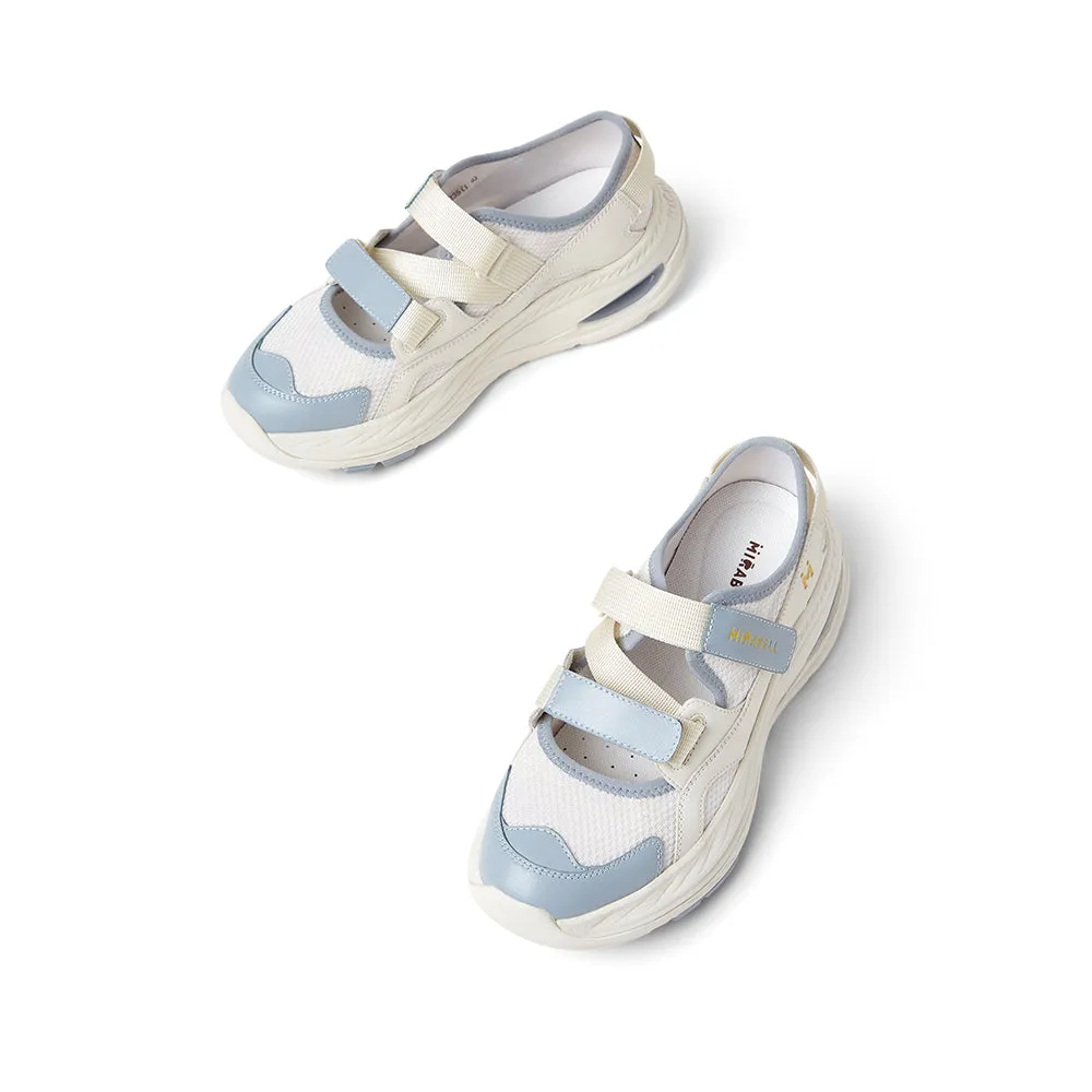 Textile/cowhide leather women's comfortable sports shoes (Women)