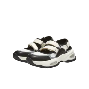 Textile/cowhide leather women's comfortable sports shoes