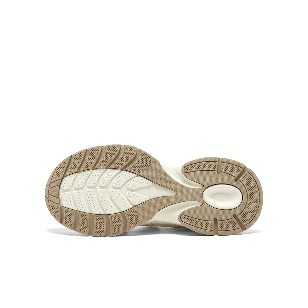 Textile/cowhide leather women's comfortable sports shoes