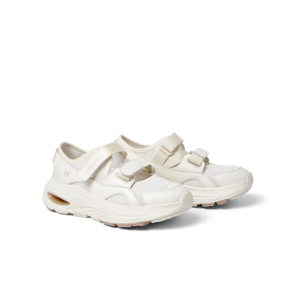 Textile/cowhide leather women's comfortable sports shoes