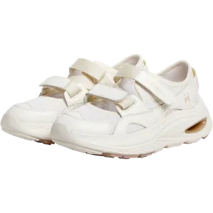 Textile/cowhide leather women's comfortable sports shoes