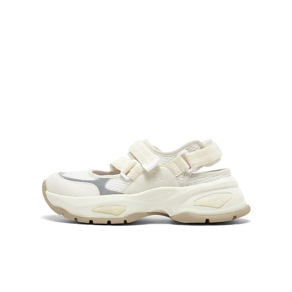 Textile/cowhide leather women's comfortable sports shoes