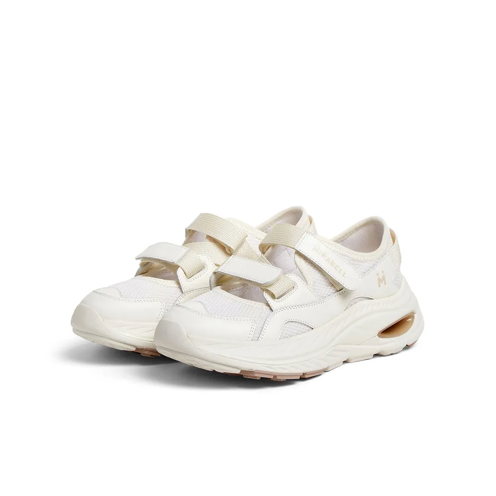 Textile/cowhide leather women's comfortable sports shoes
