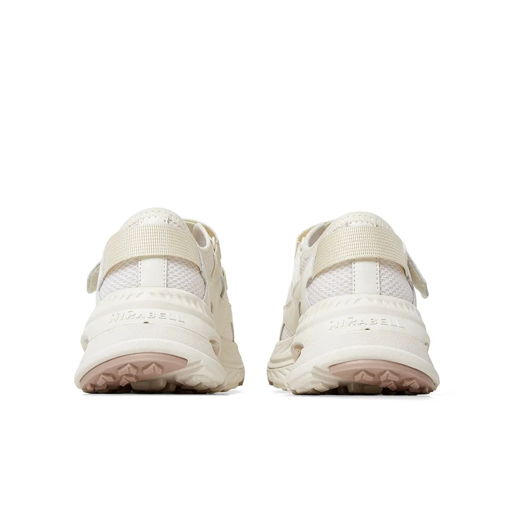 Textile/cowhide leather women's comfortable sports shoes