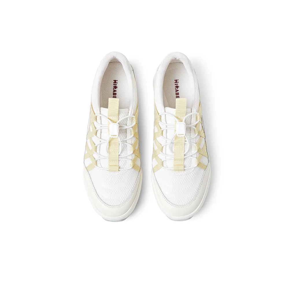 Textile/cowhide leather women's travel shoes
