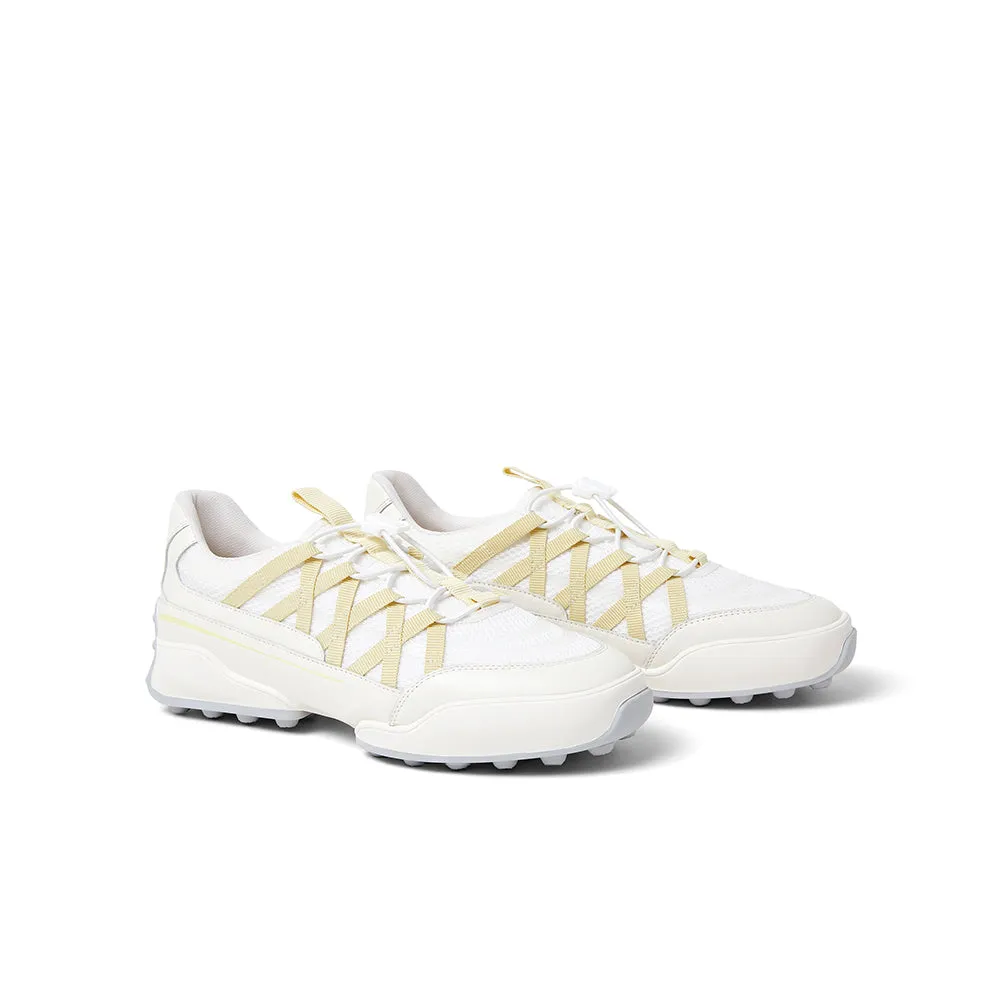 Textile/cowhide leather women's travel shoes