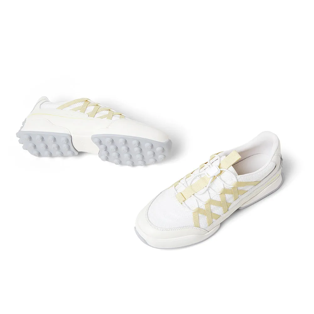 Textile/cowhide leather women's travel shoes
