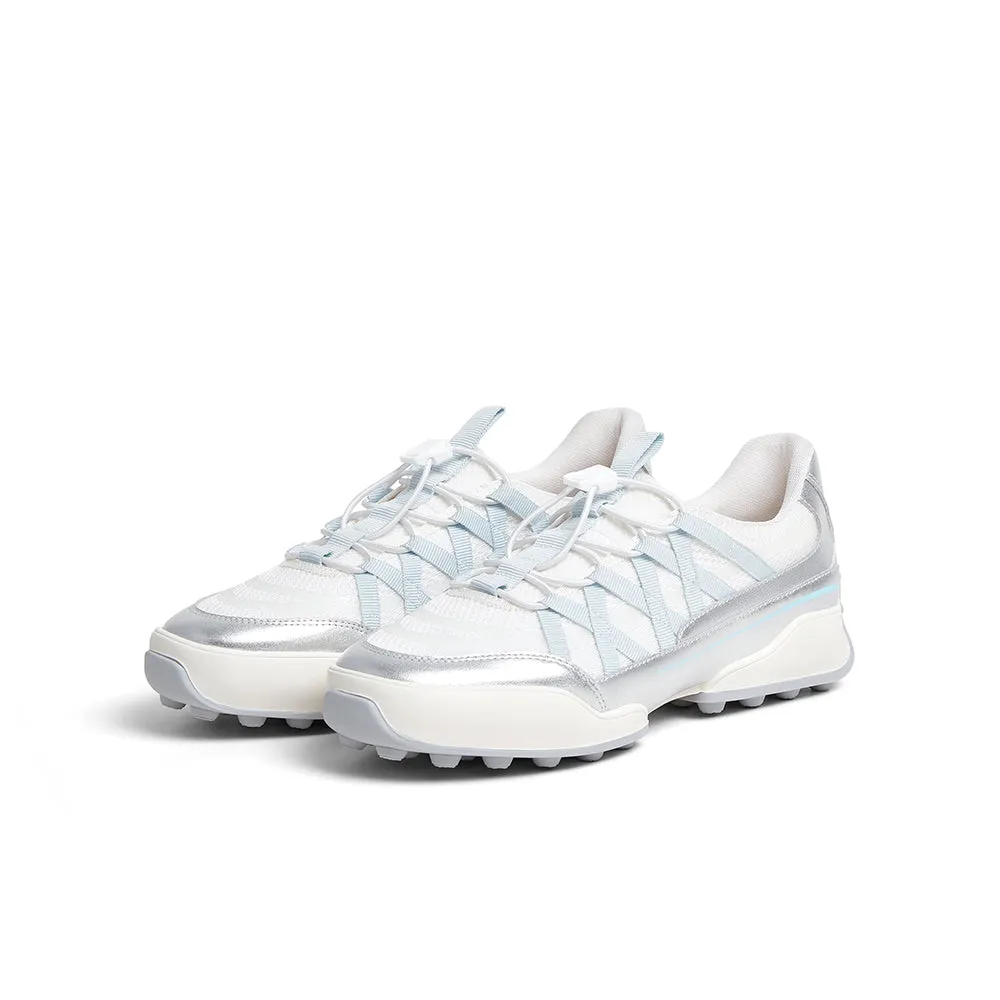 Textile/cowhide leather women's travel shoes