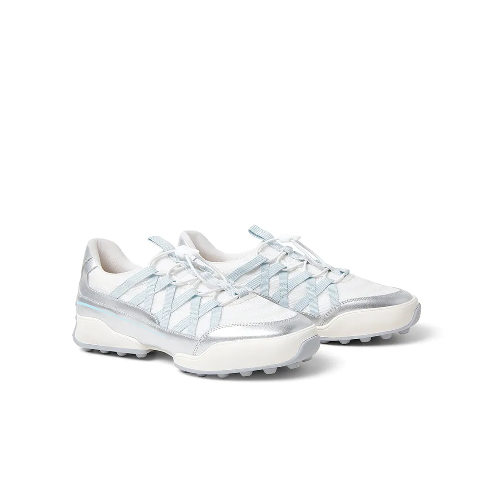 Textile/cowhide leather women's travel shoes