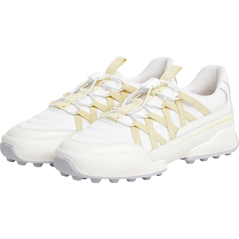 Textile/cowhide leather women's travel shoes