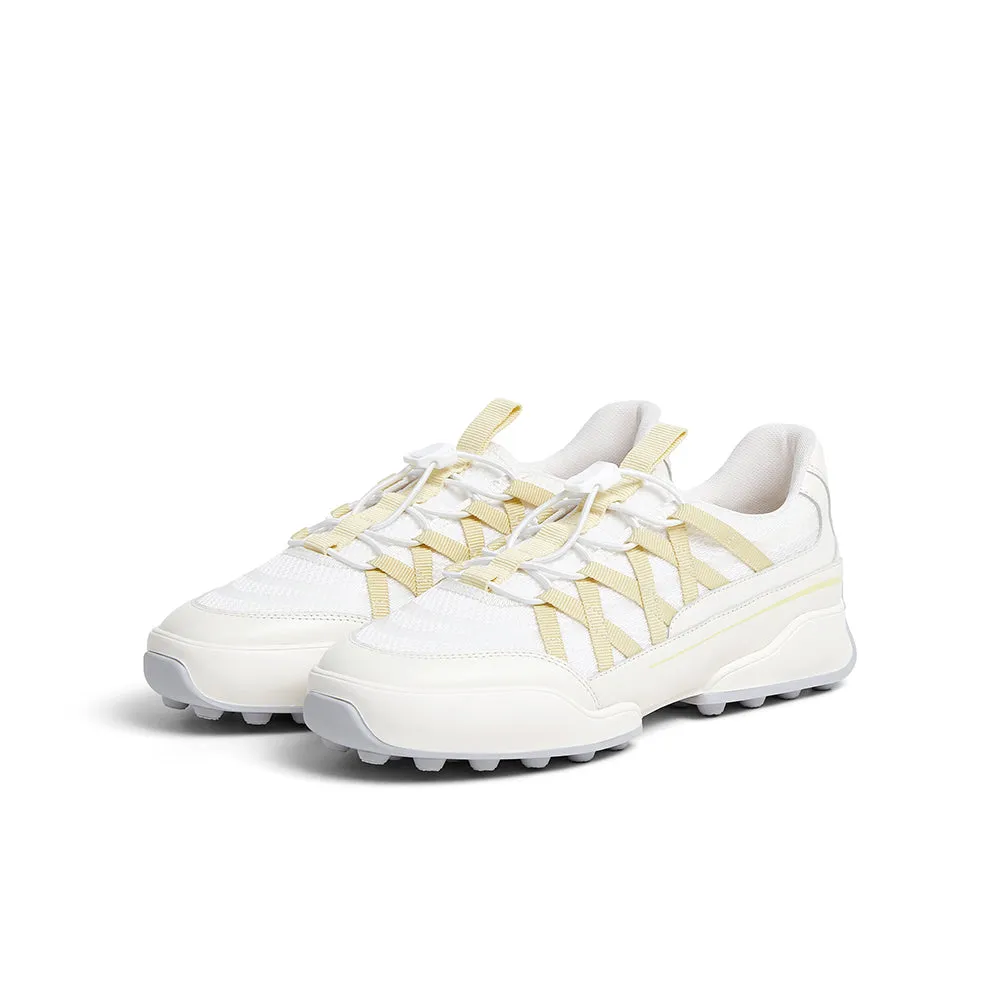 Textile/cowhide leather women's travel shoes