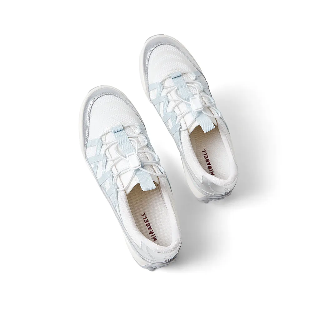 Textile/cowhide leather women's travel shoes
