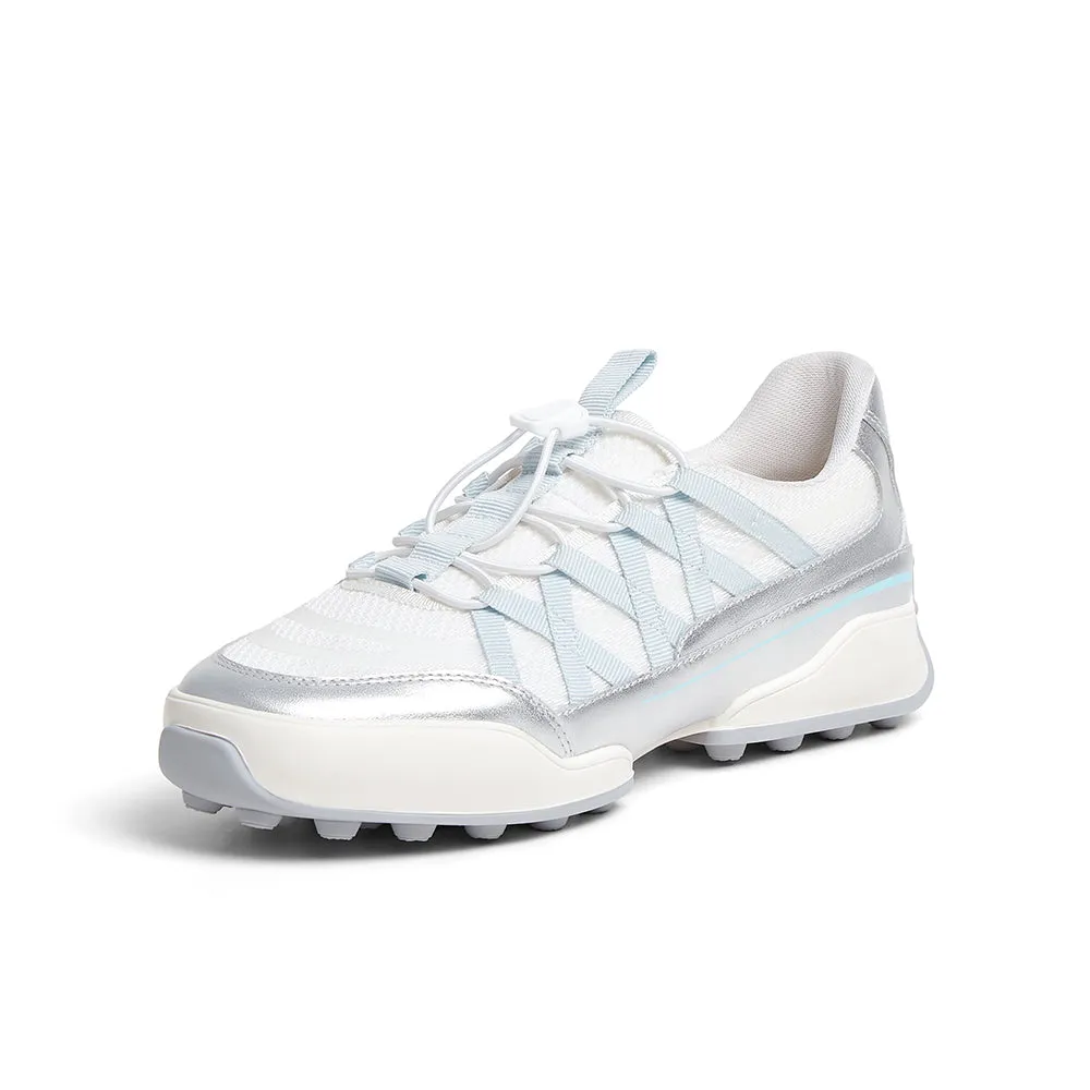 Textile/cowhide leather women's travel shoes
