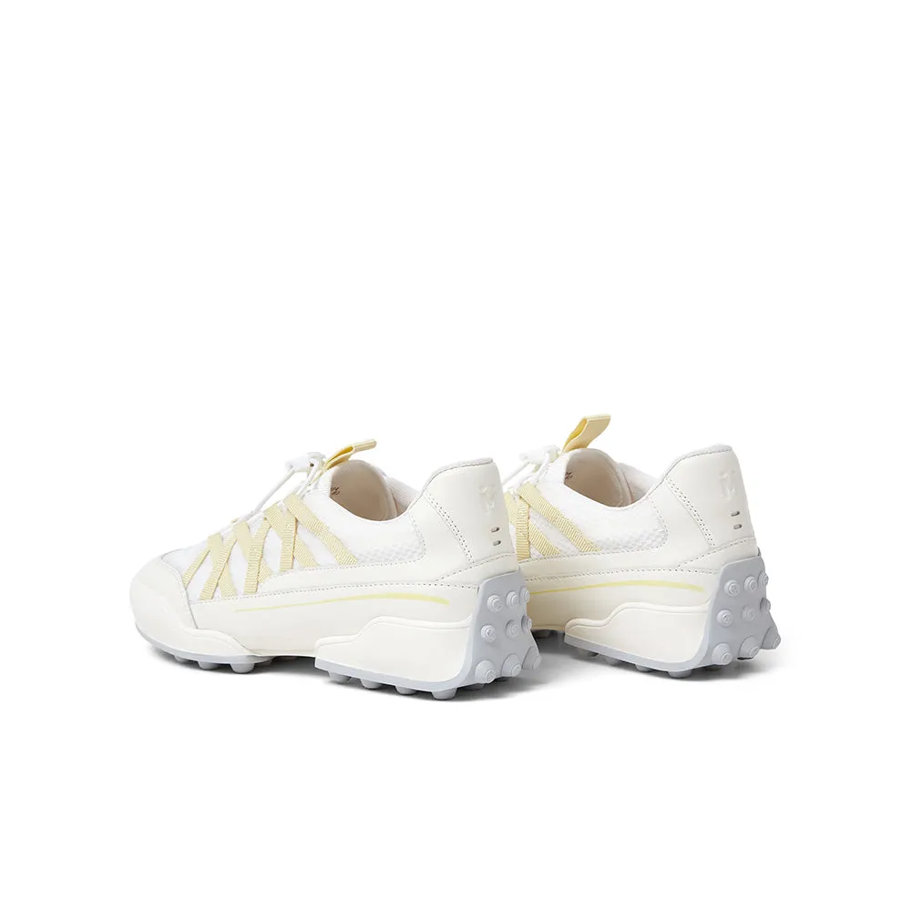 Textile/cowhide leather women's travel shoes