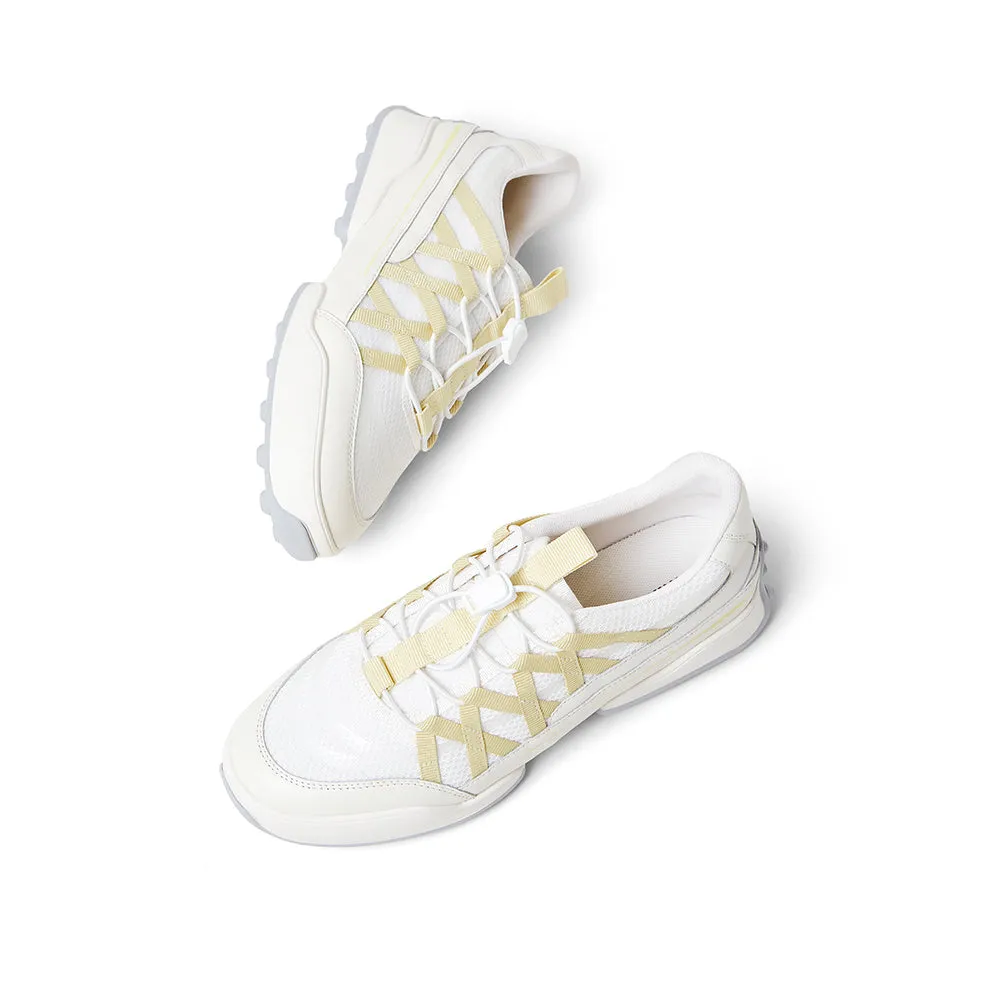 Textile/cowhide leather women's travel shoes