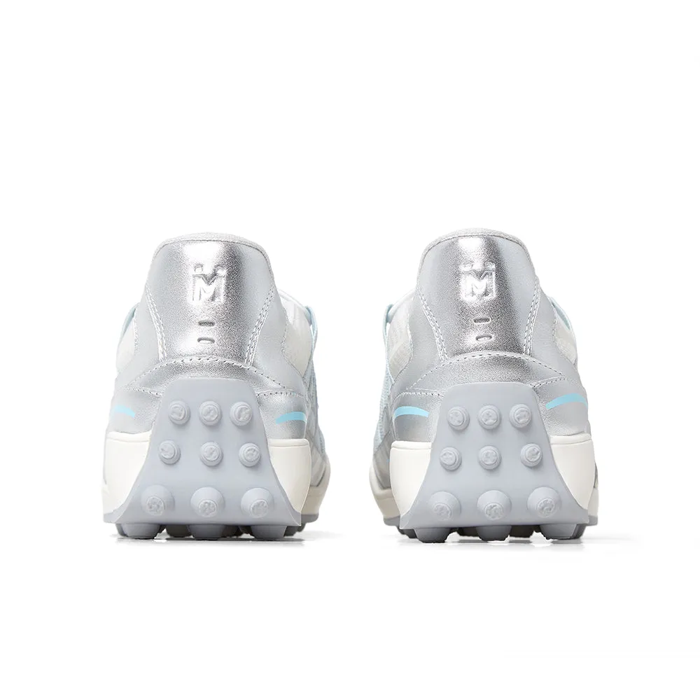 Textile/cowhide leather women's travel shoes