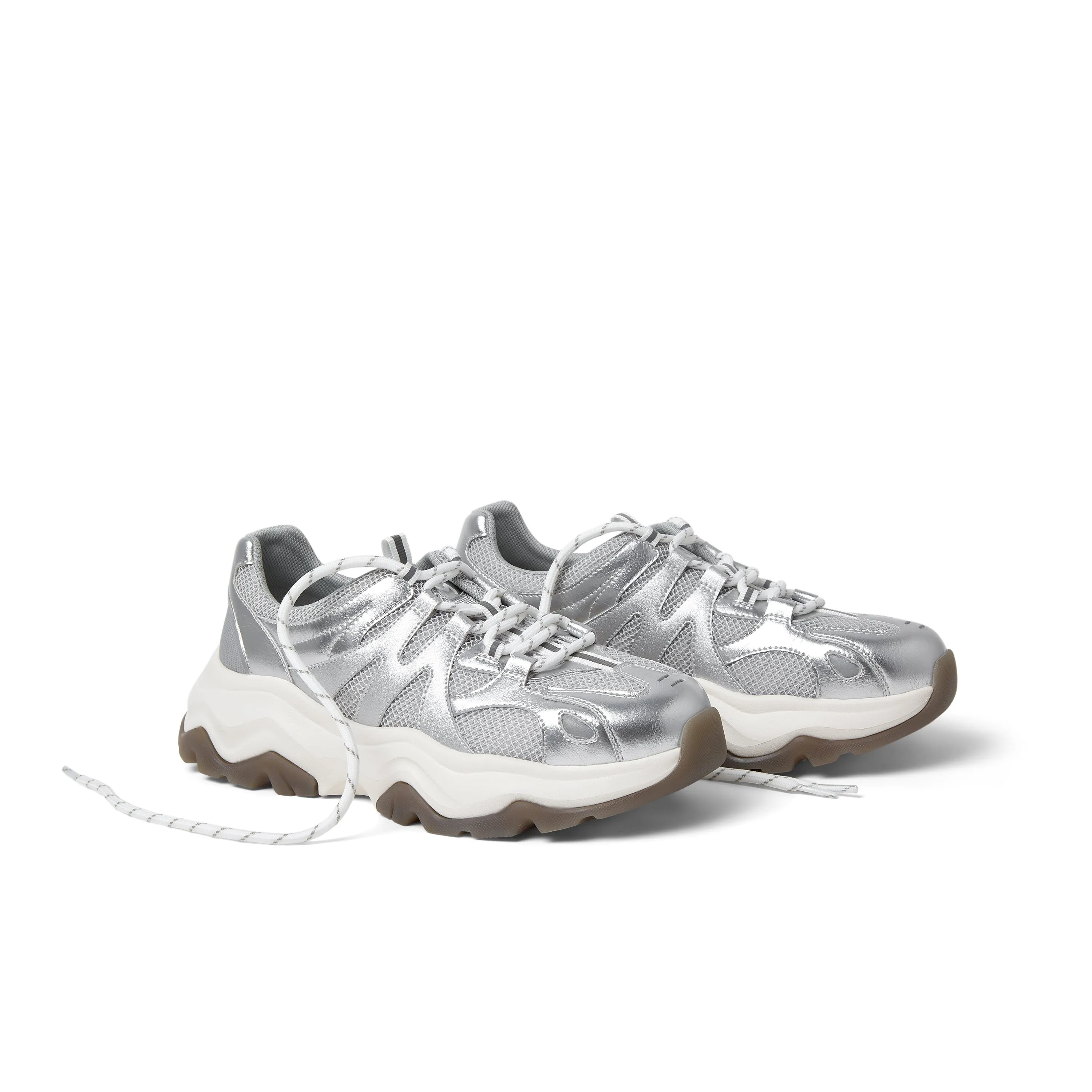 Textile/synthetic leather women's comfortable sports shoes