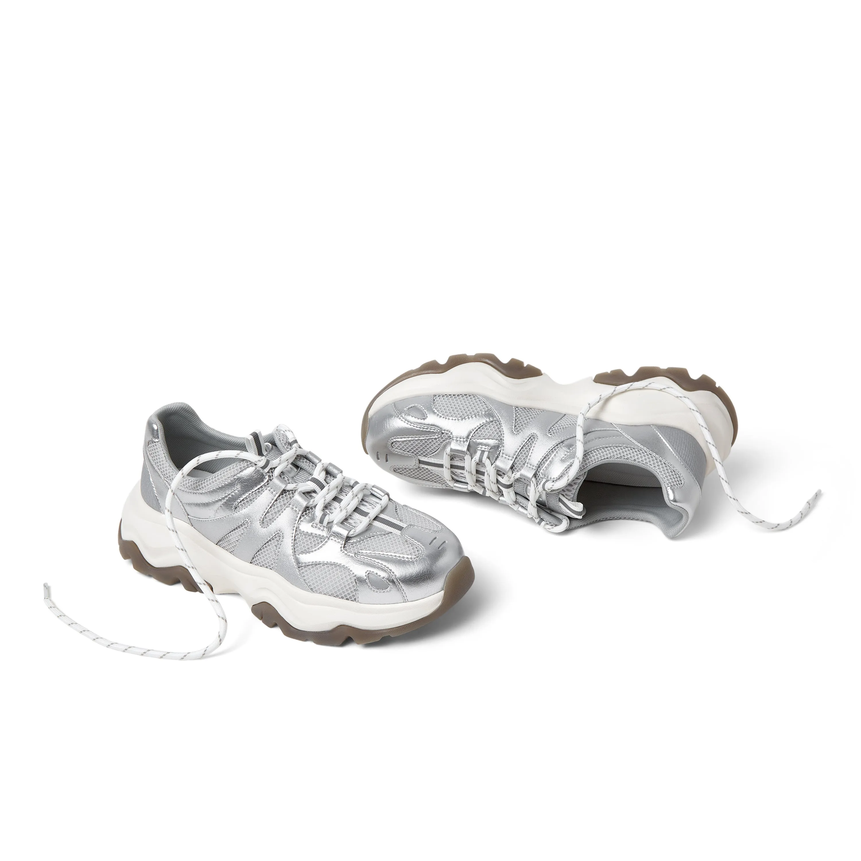 Textile/synthetic leather women's comfortable sports shoes