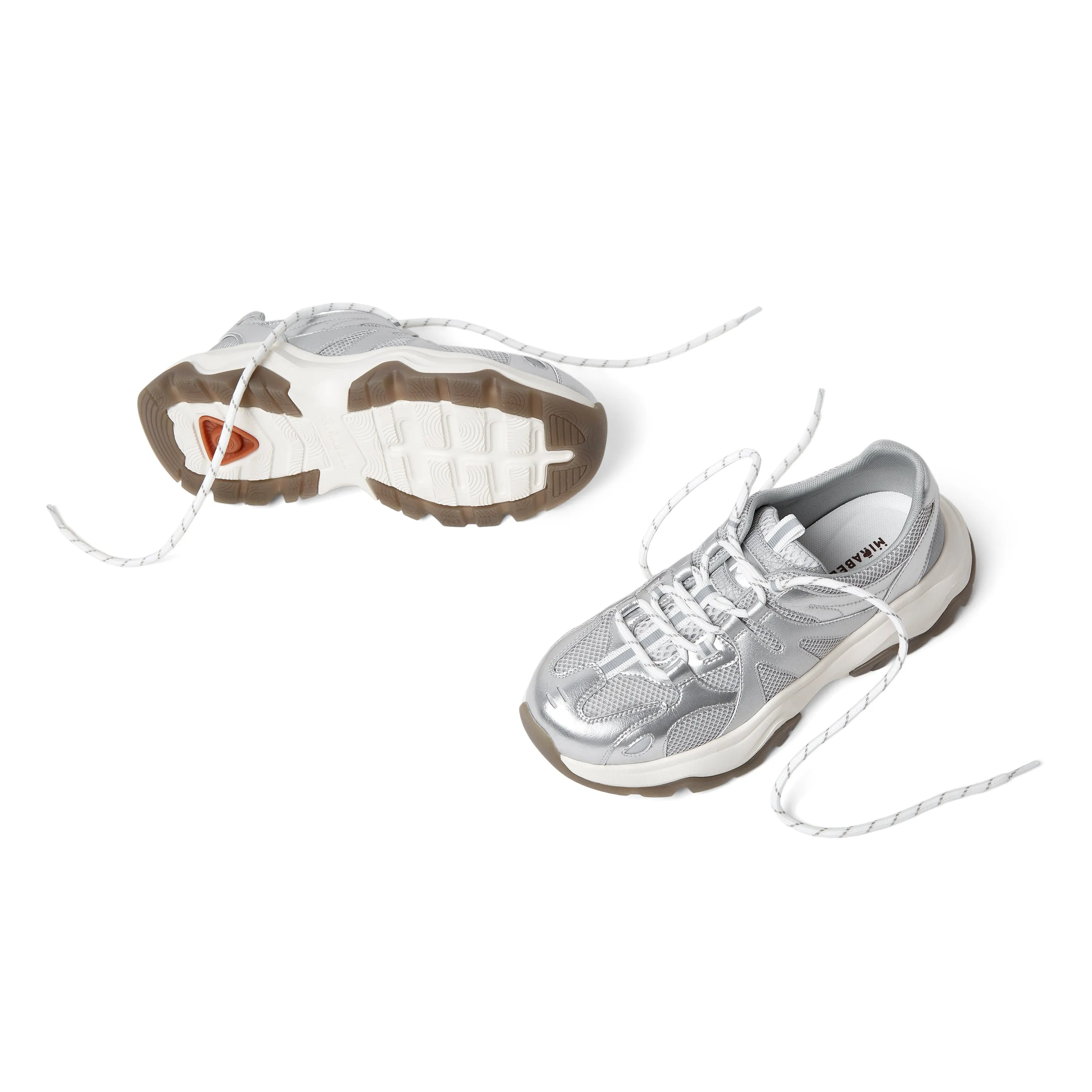 Textile/synthetic leather women's comfortable sports shoes