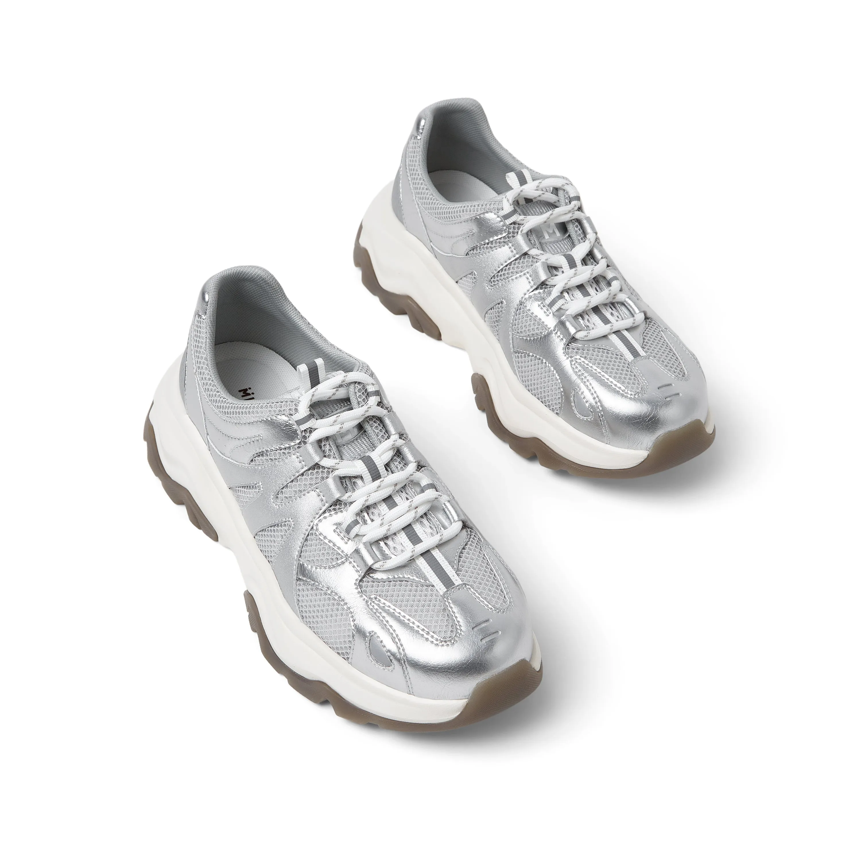 Textile/synthetic leather women's comfortable sports shoes